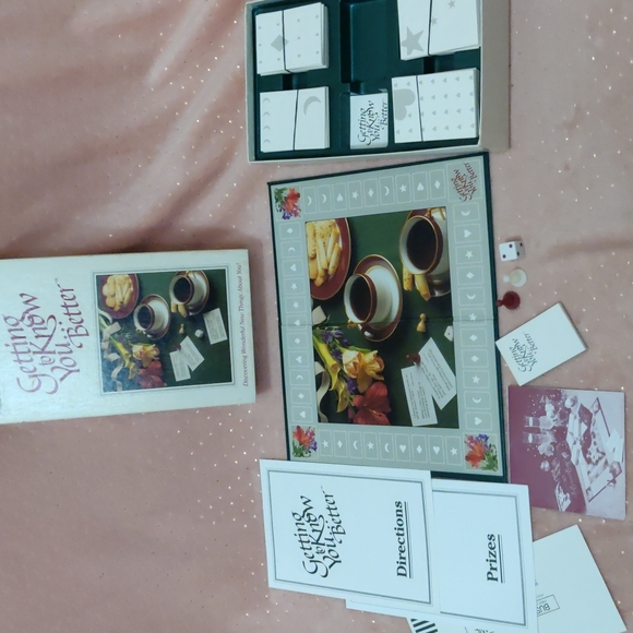 Vtg. Getting to know you better board game - Picture 2 of 13